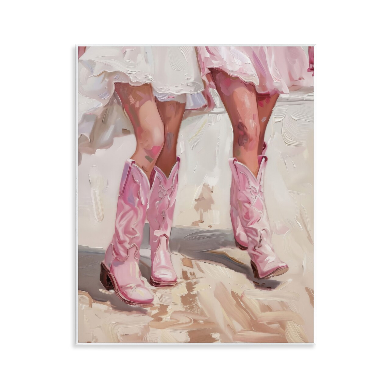 Stupell Industries Coastal Cowgirls Stepping Wall Plaque Art Design by LSR Design Studio